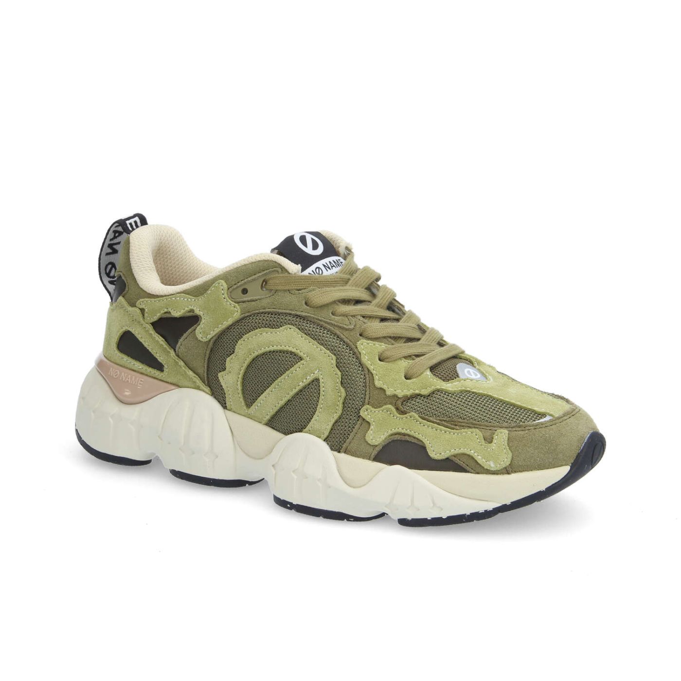 KRAZEE CAMO M - SUEDE/SUED/KNIT - VERT OLIVE/VERT KIWI